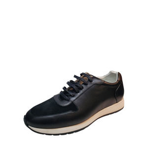 To Boot New York Mens Shoes Aegis Leather Trainer Sneakers 9.5M Black